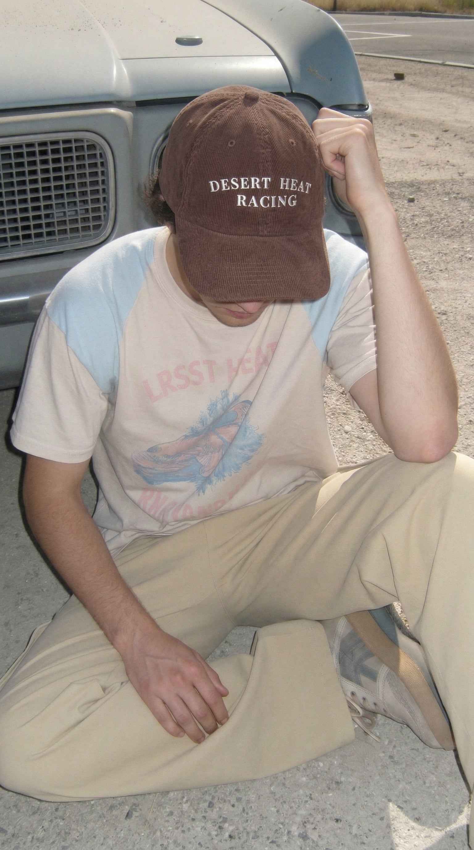 Desert Heat Racing Corduroy Cap – Vintage Streetwear Hat