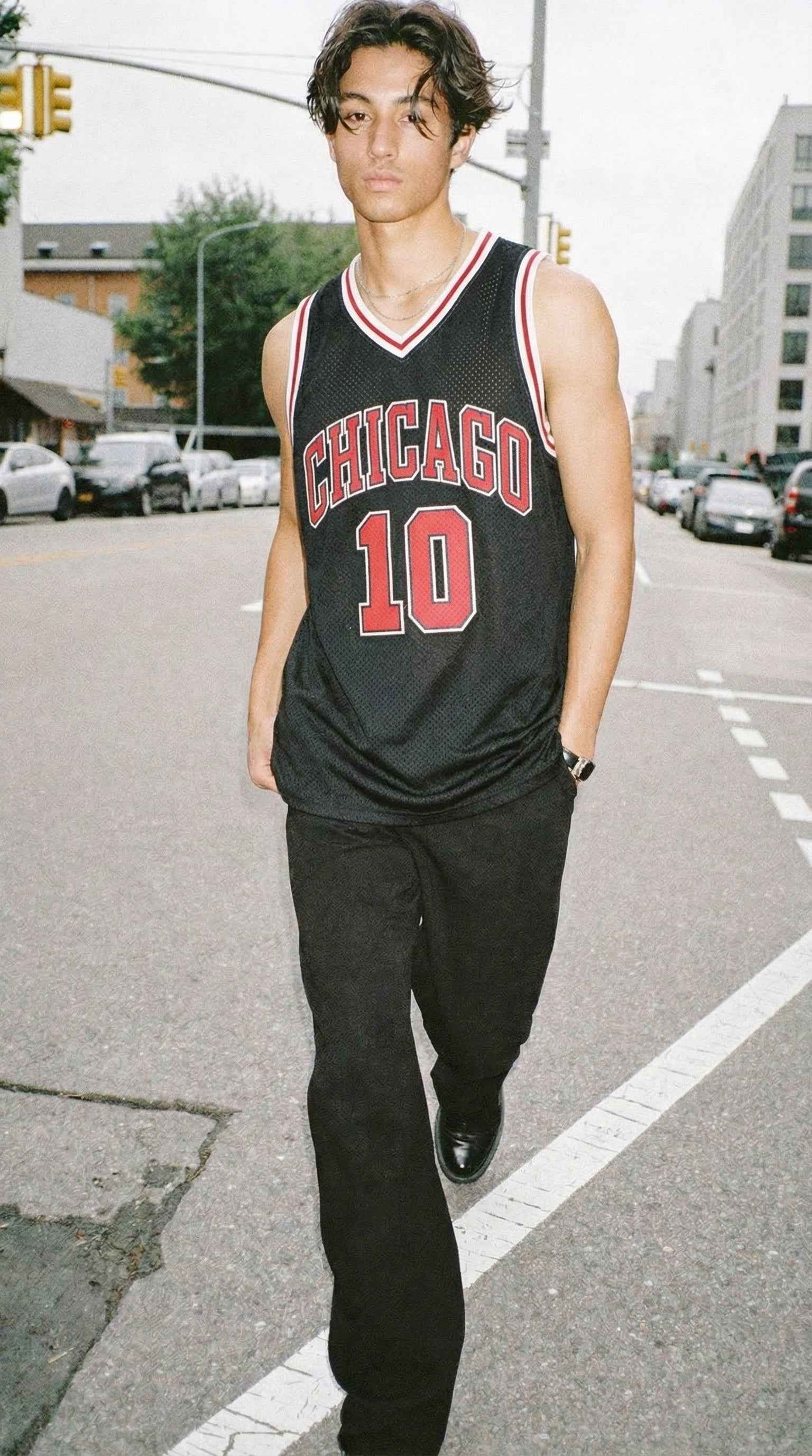 Chicago 10 Jersey — Retro Basketball Mesh Streetwear