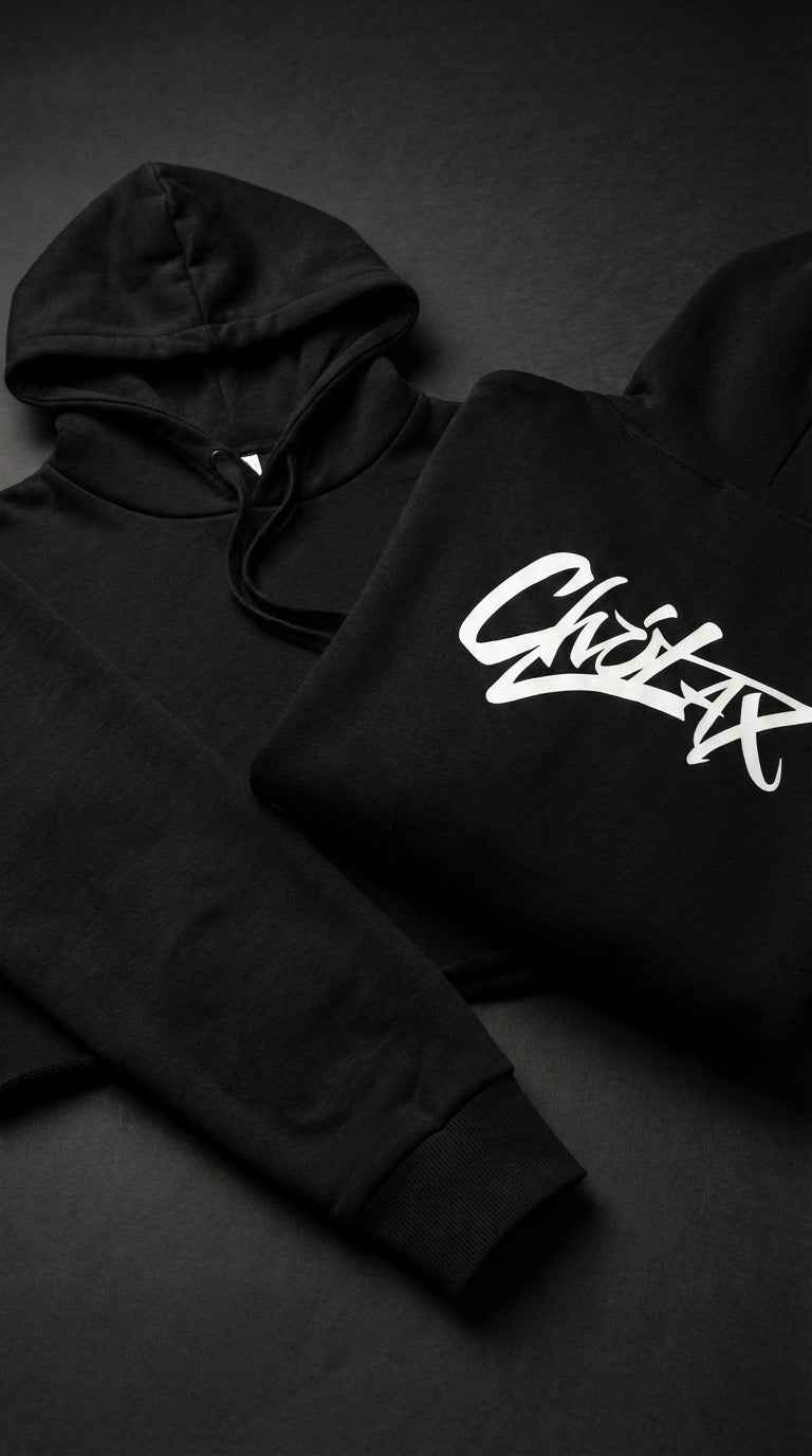 Chillax Cropped Hoodie