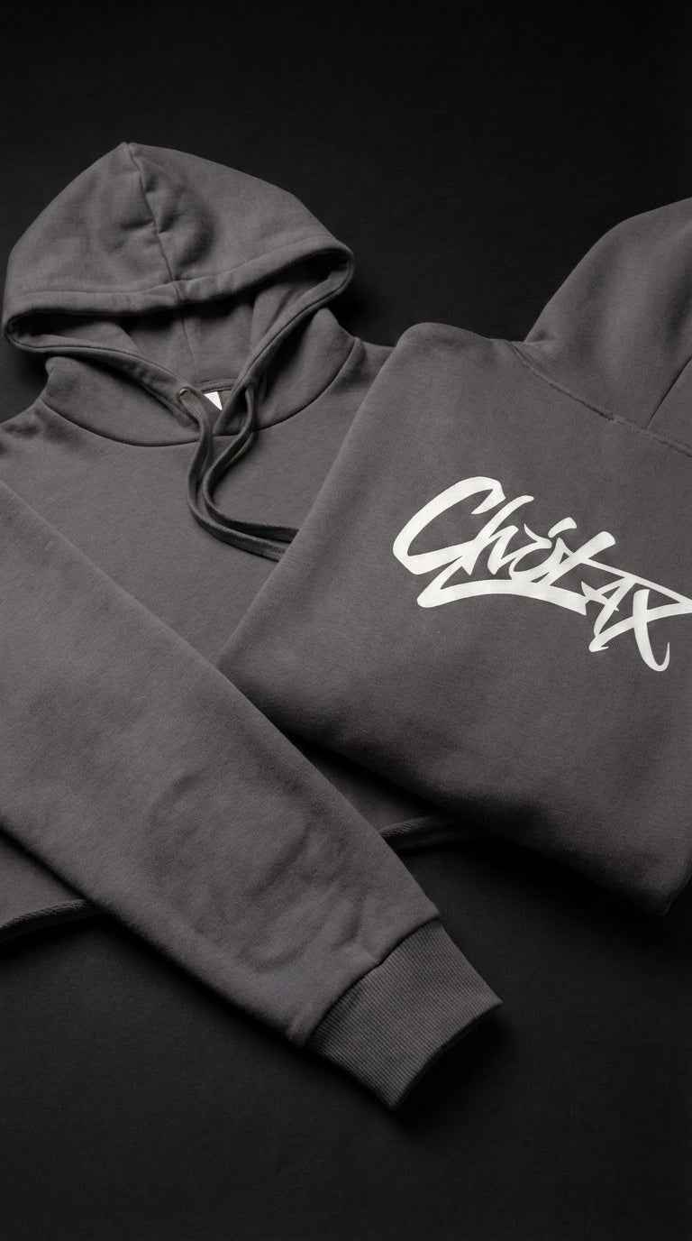 Chillax Cropped Hoodie