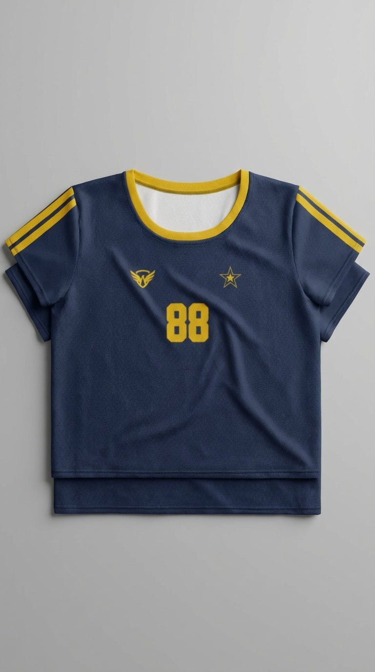 88 Cropped Retro Soccer Jersey