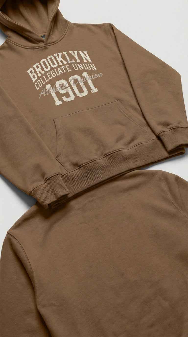 Brooklyn Collegiate Union Hoodie - Retro Varsity Hoodie