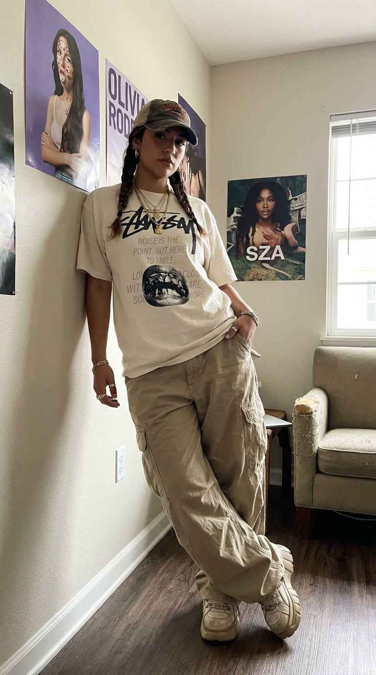 Women’s Faded Oversized Tee
