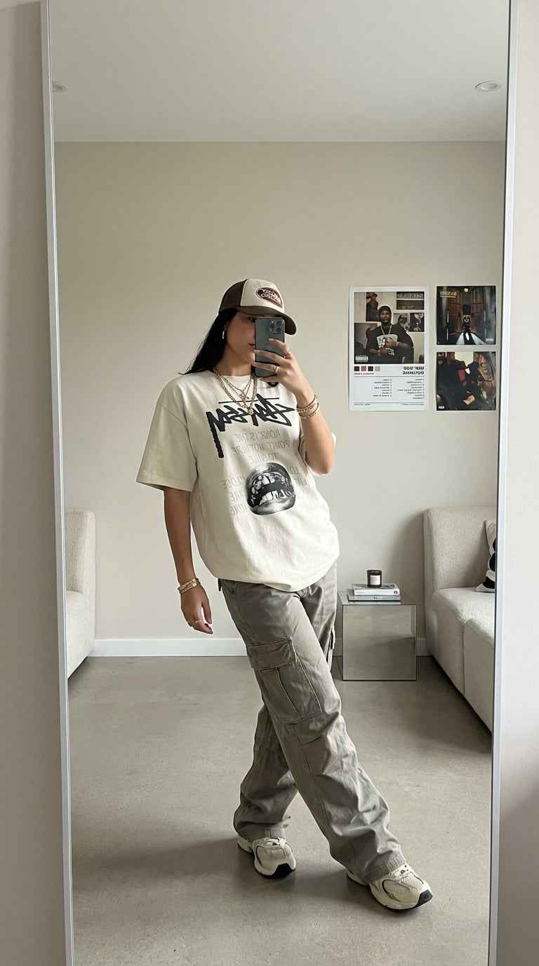 Women’s Faded Oversized Tee