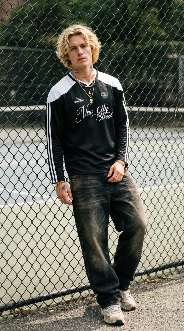 New City Blood Long-Sleeve Hockey Jersey