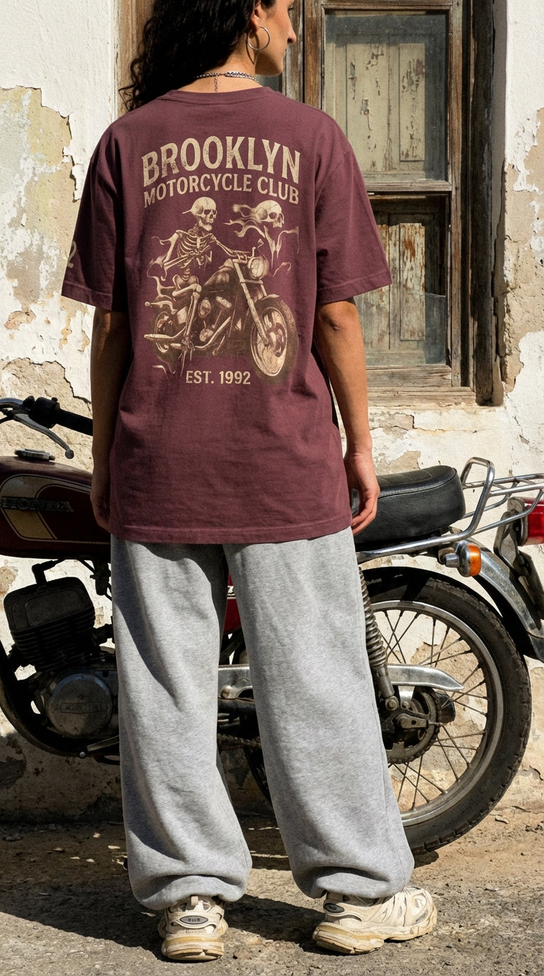 Brooklyn Motocore Vintage Oversized Tee