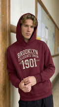 Brooklyn Collegiate Union Hoodie - Retro Varsity Hoodie
