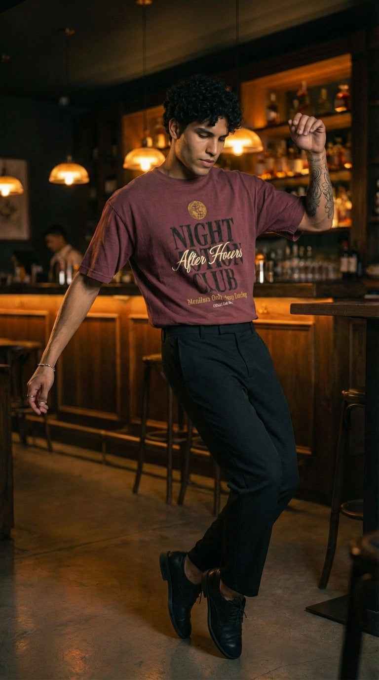 Night After Hours Oversized T-Shirt