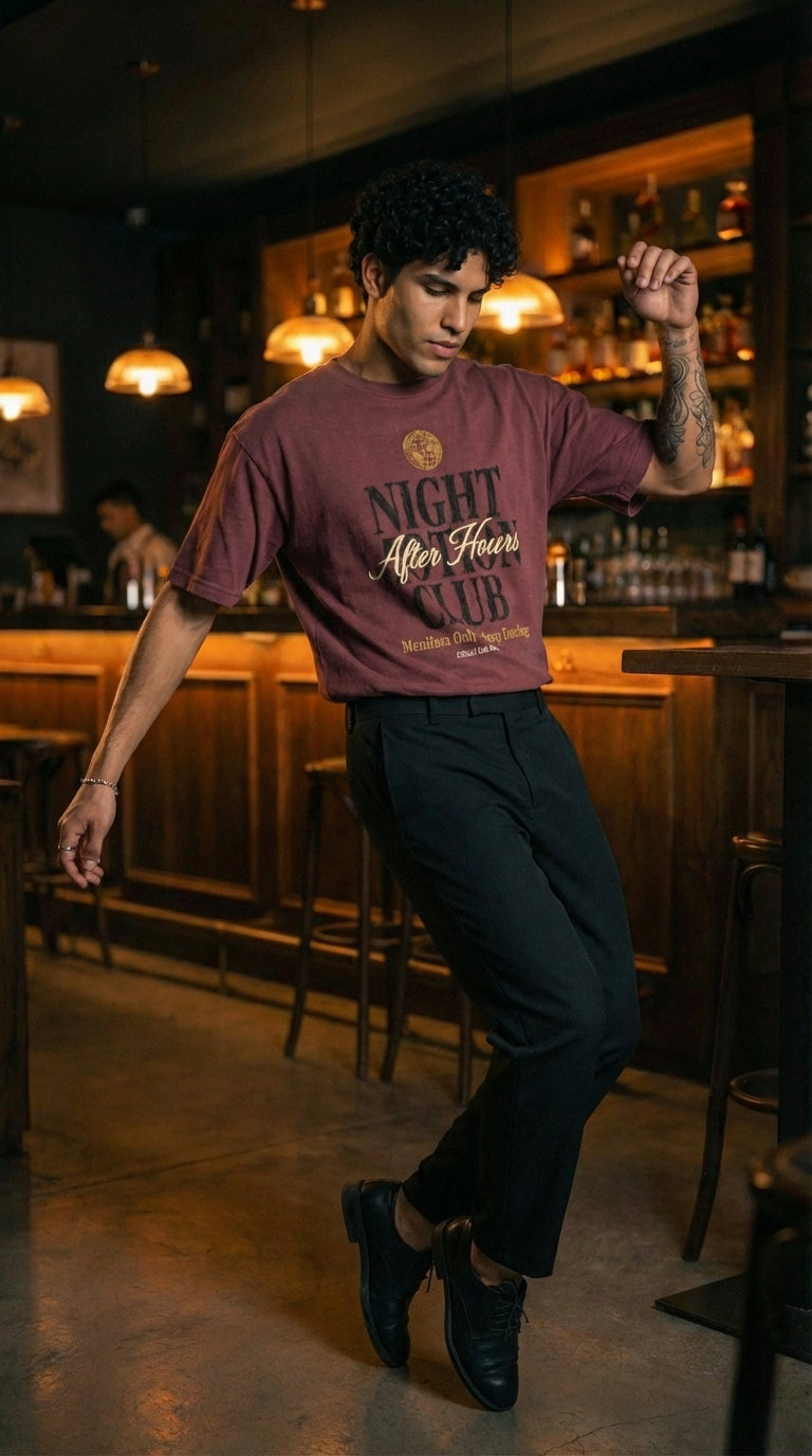 Night After Hours Oversized T-Shirt