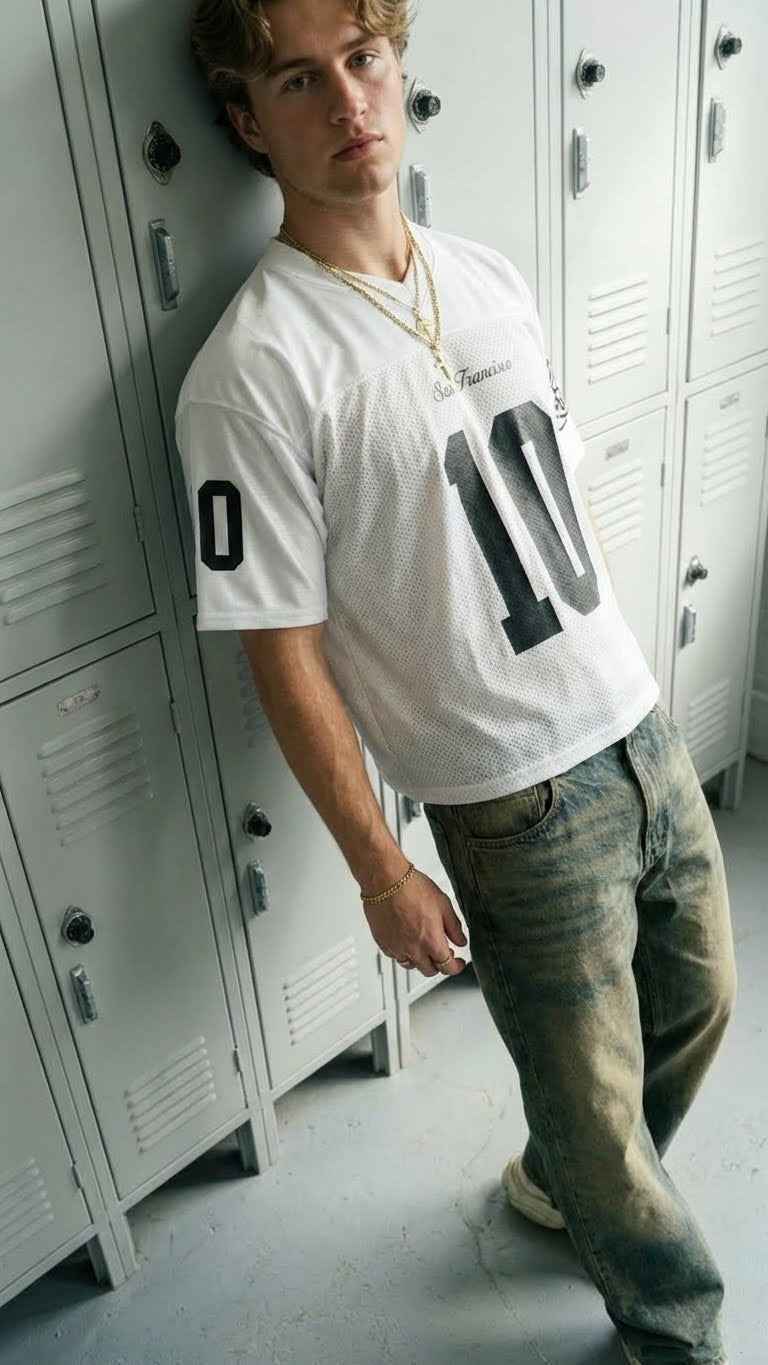 San Francisco Boxy Football Jersey