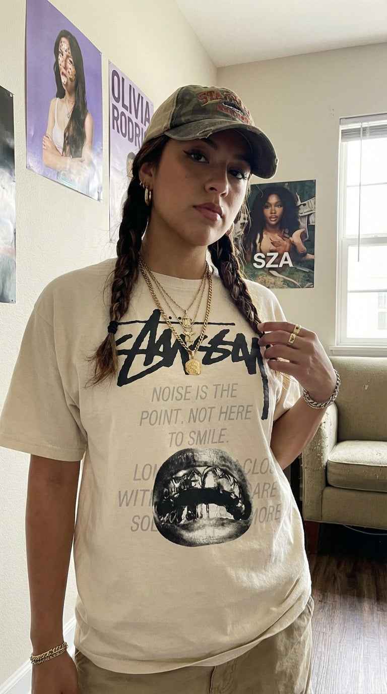 Women’s Faded Oversized Tee