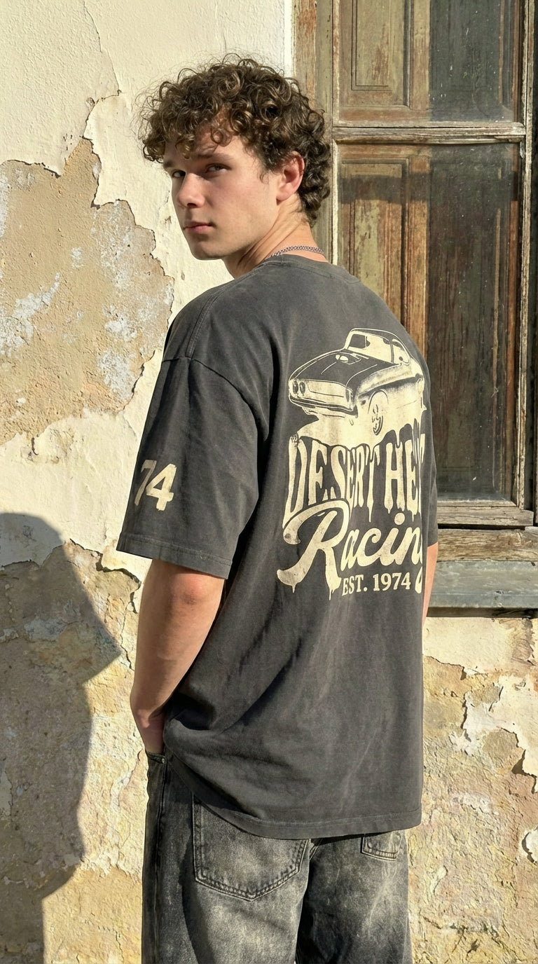 Desert Heat Racing Oversized T-Shirt