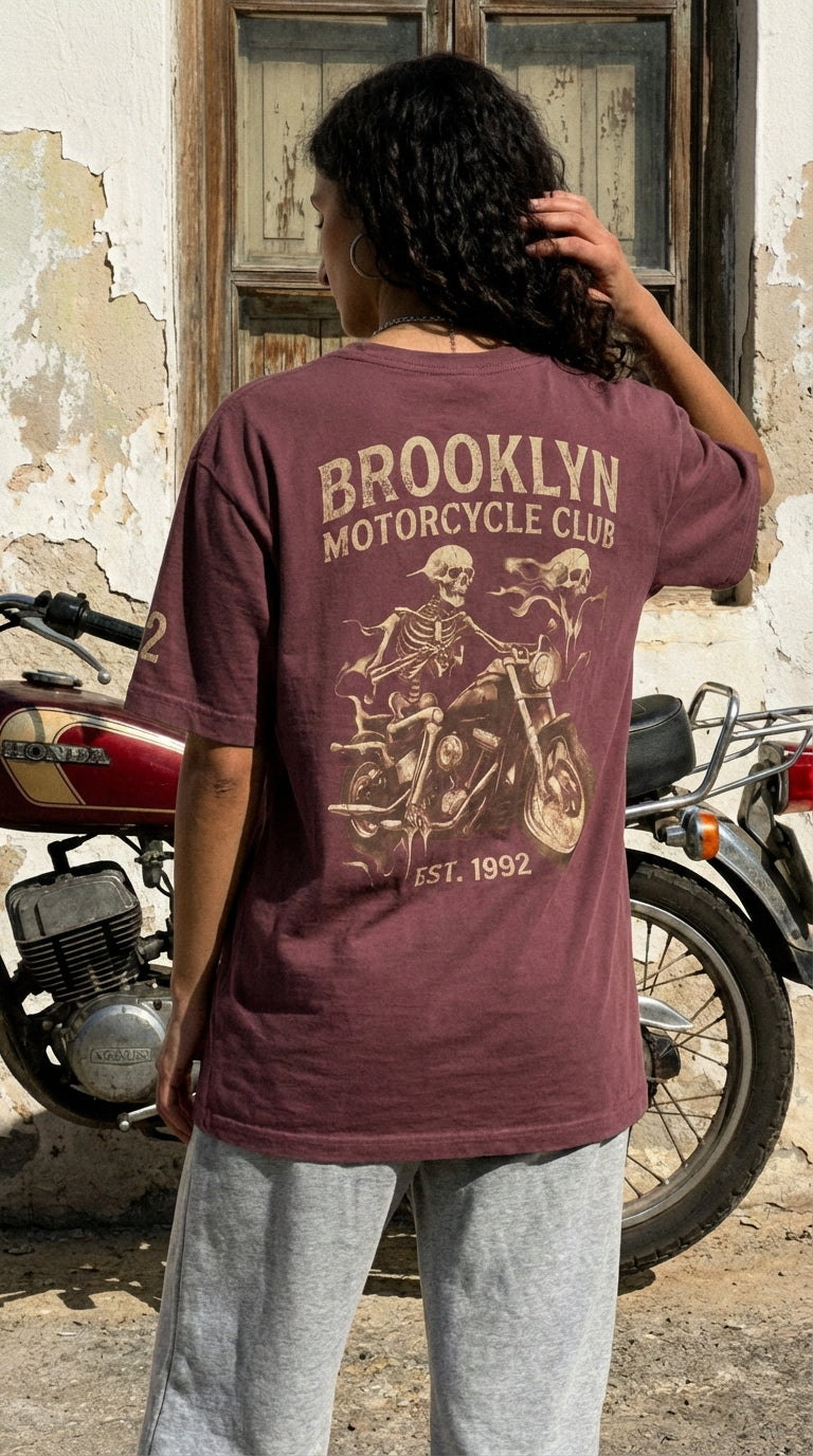 Brooklyn Motocore Vintage Oversized Tee