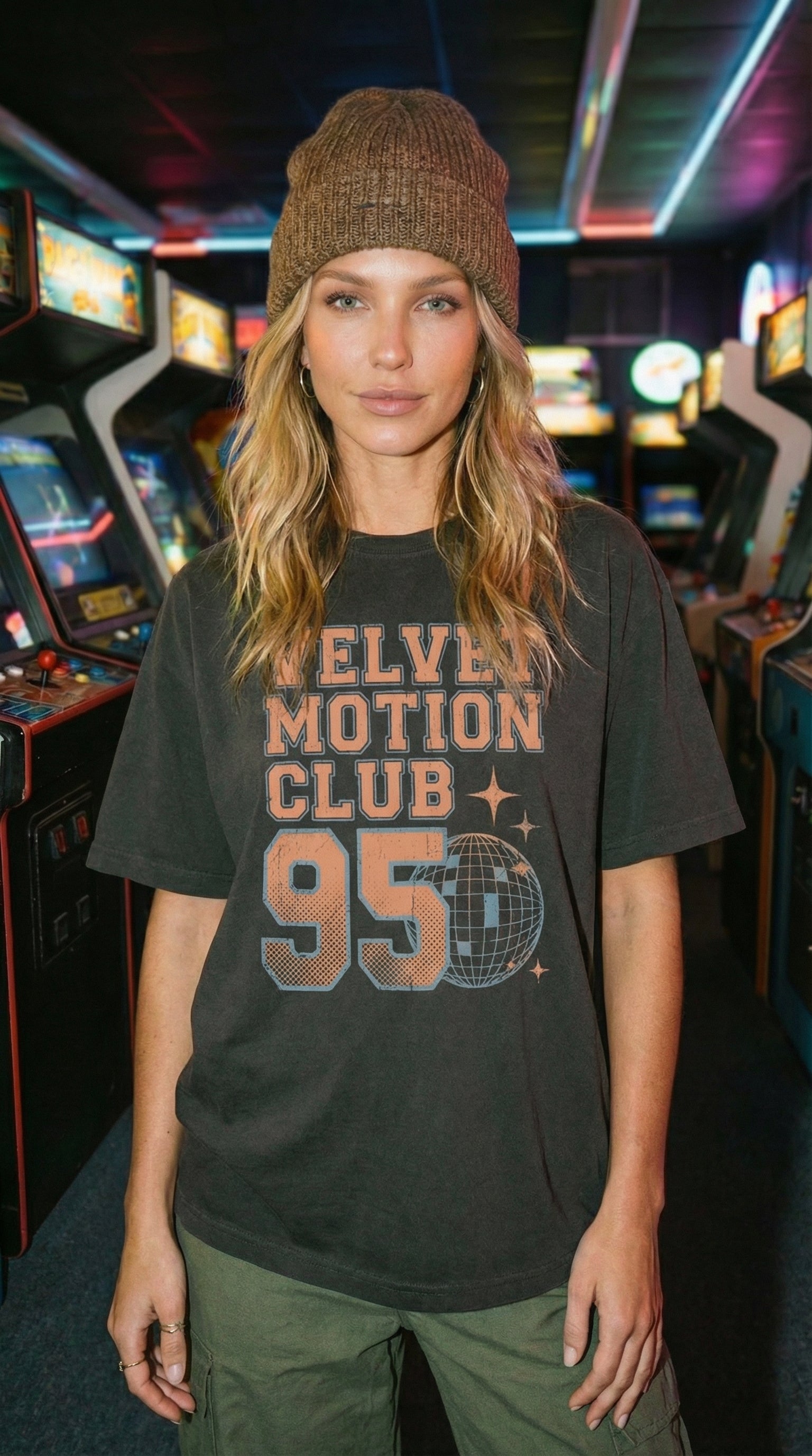 Velvet Motion Club Oversized Tee