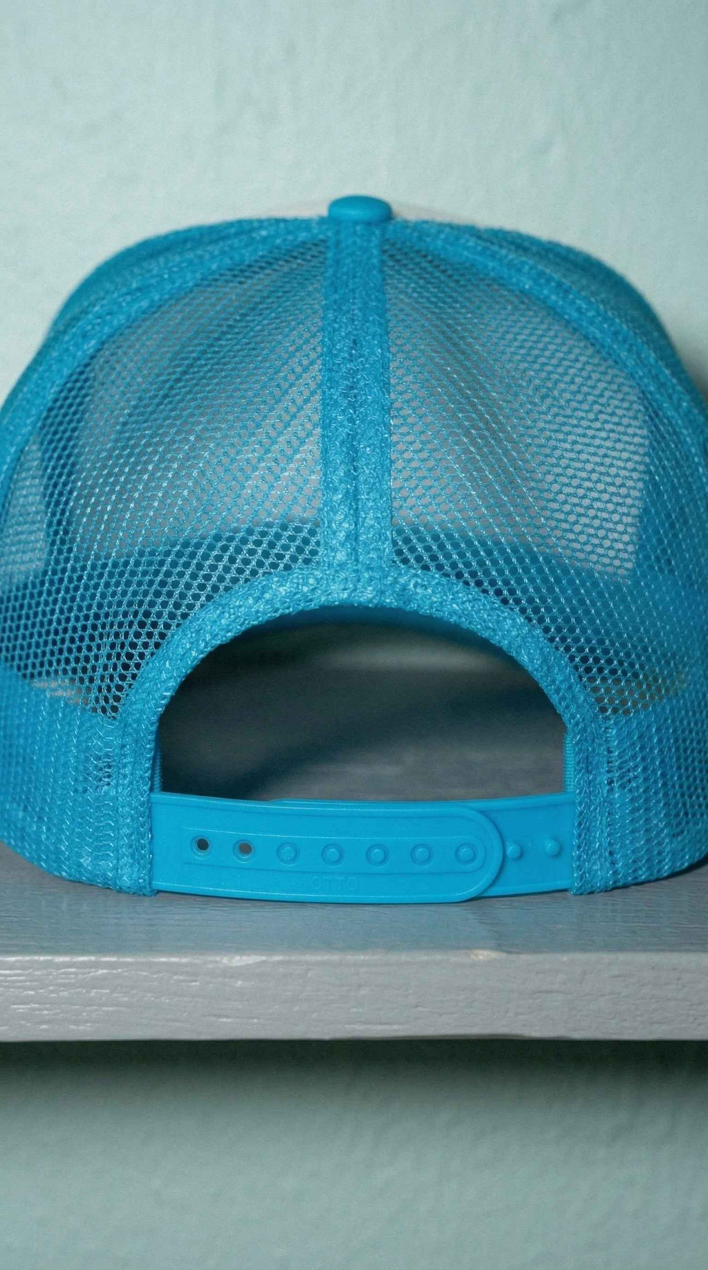 Miami Trucker Hat — Embroidered Snapback Cap | Pink, Navy & Teal