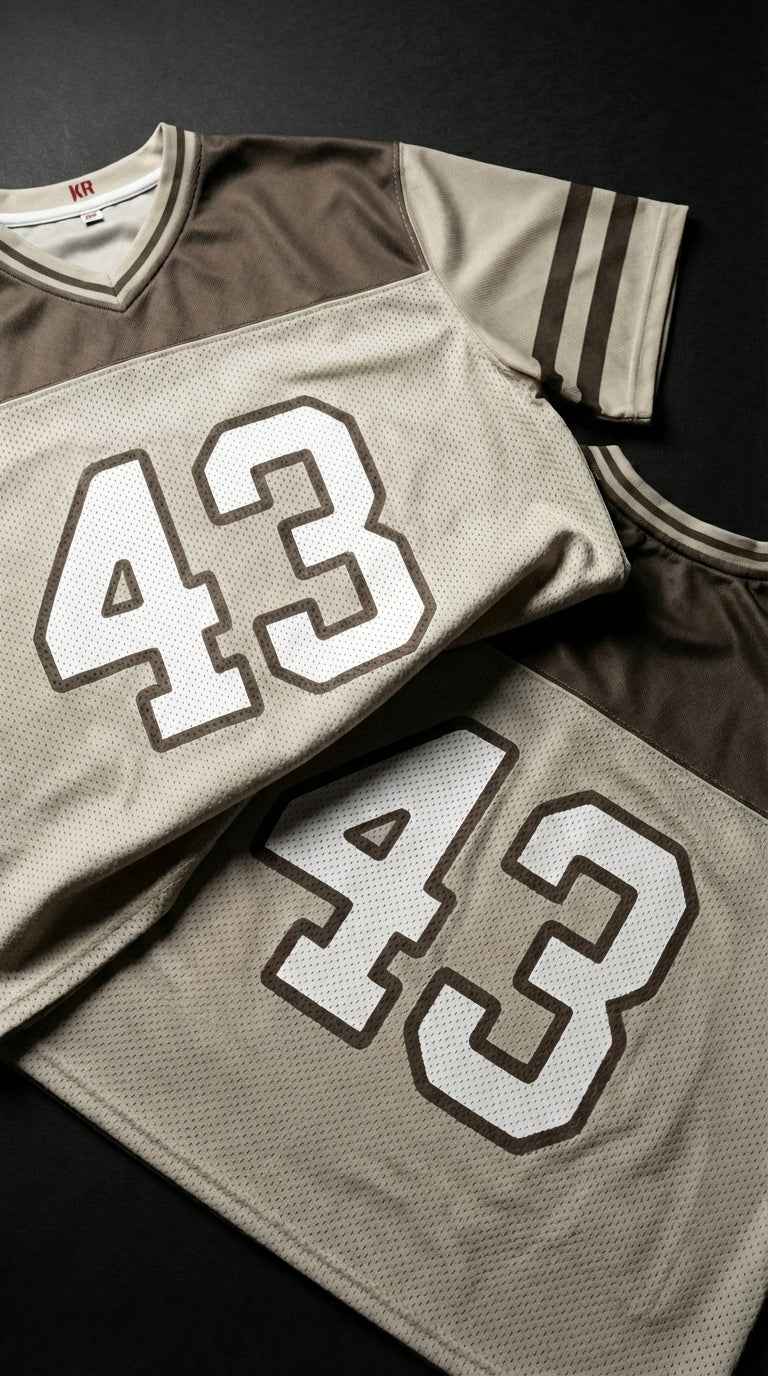 Split Boxy Football Jersey