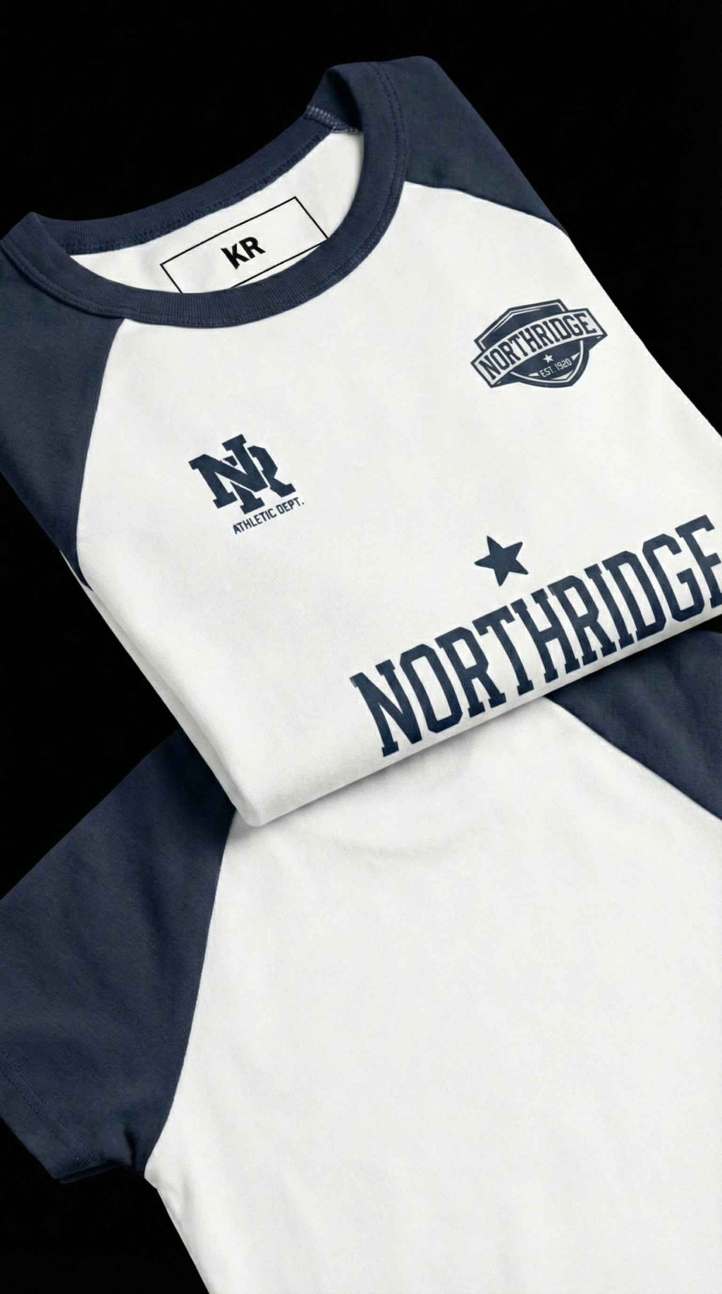 Retro Varsity California Raglan Tee
