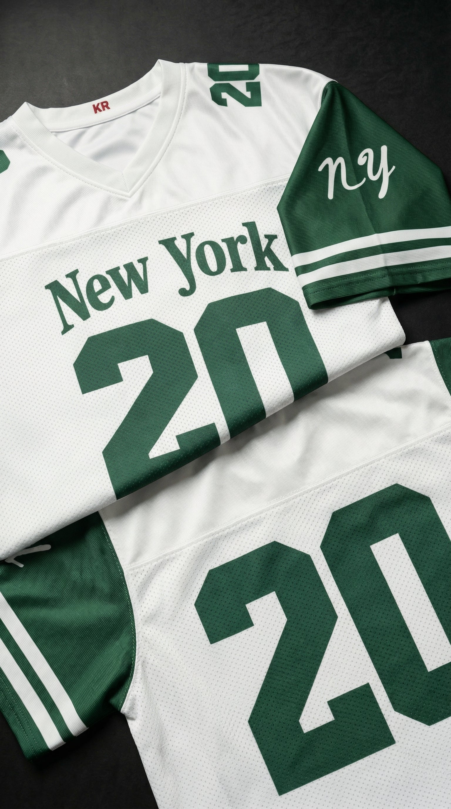 New York Football Jersey — Retro Street Fit (Boxy Oversized Jersey)