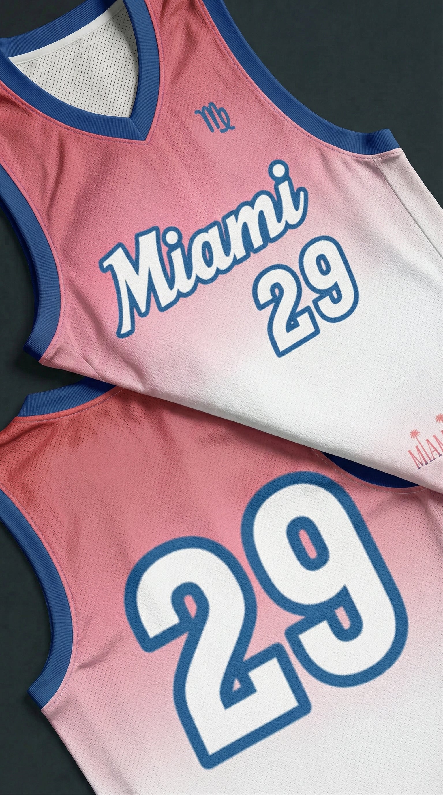 Miami 29 Basketball Jersey — Retro Summer Streetwear