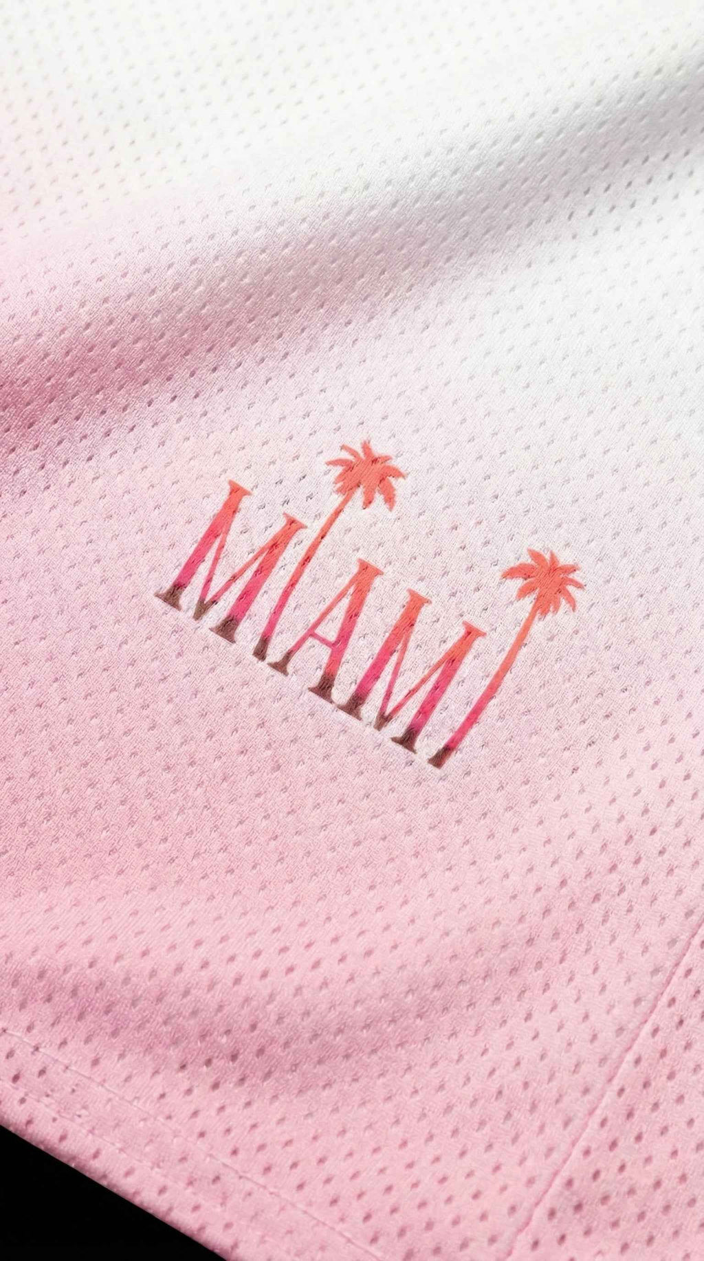 Miami Basketball Jersey — Pink Gradient Vice Colorway Streetwear