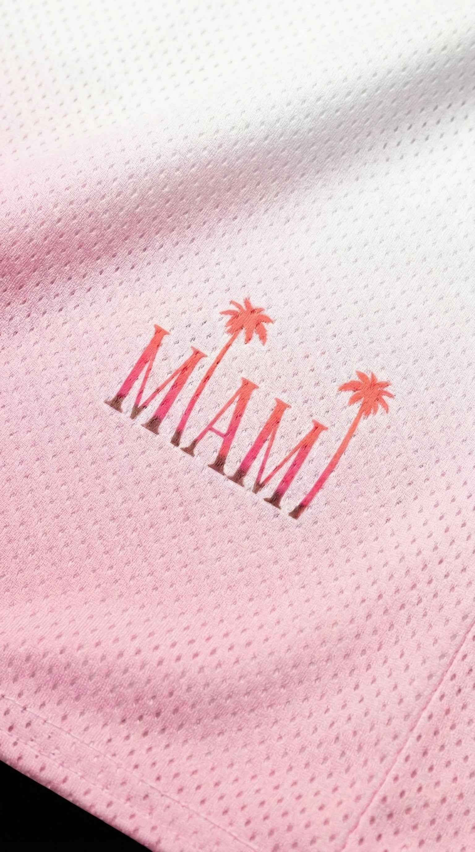 Miami Basketball Jersey — Pink Gradient Vice Colorway Streetwear