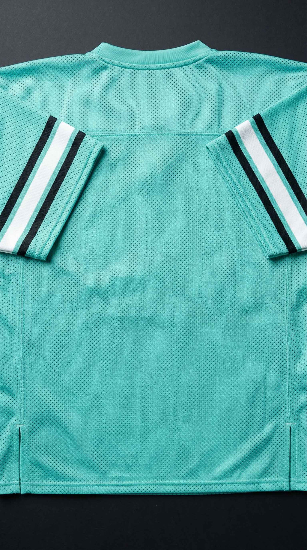 Miami Football Jersey — Teal Mesh Streetwear (South Beach Edition)