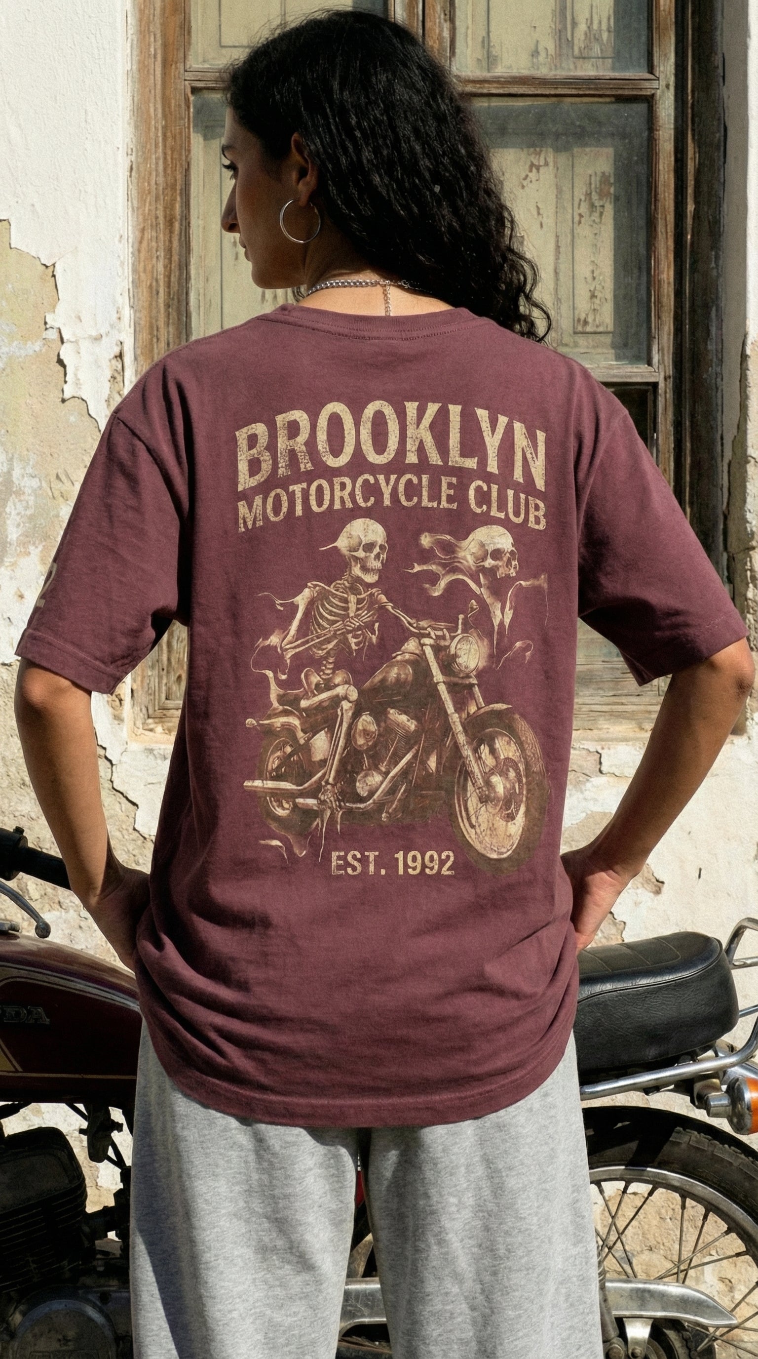 Brooklyn Motocore Vintage Oversized Tee