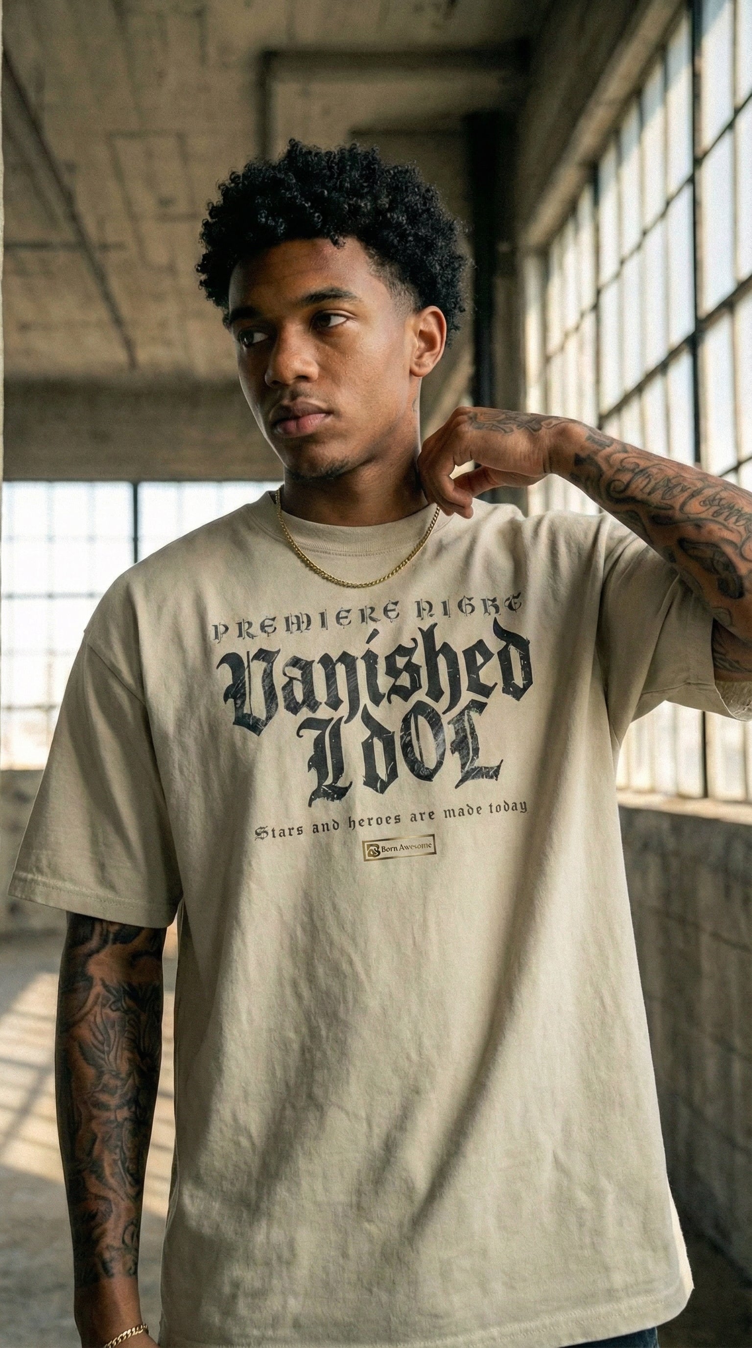 Vanished Idol Faded Oversized T-Shirt