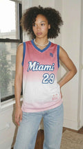 Miami Basketball Jersey — Pink Gradient Vice Colorway Streetwear