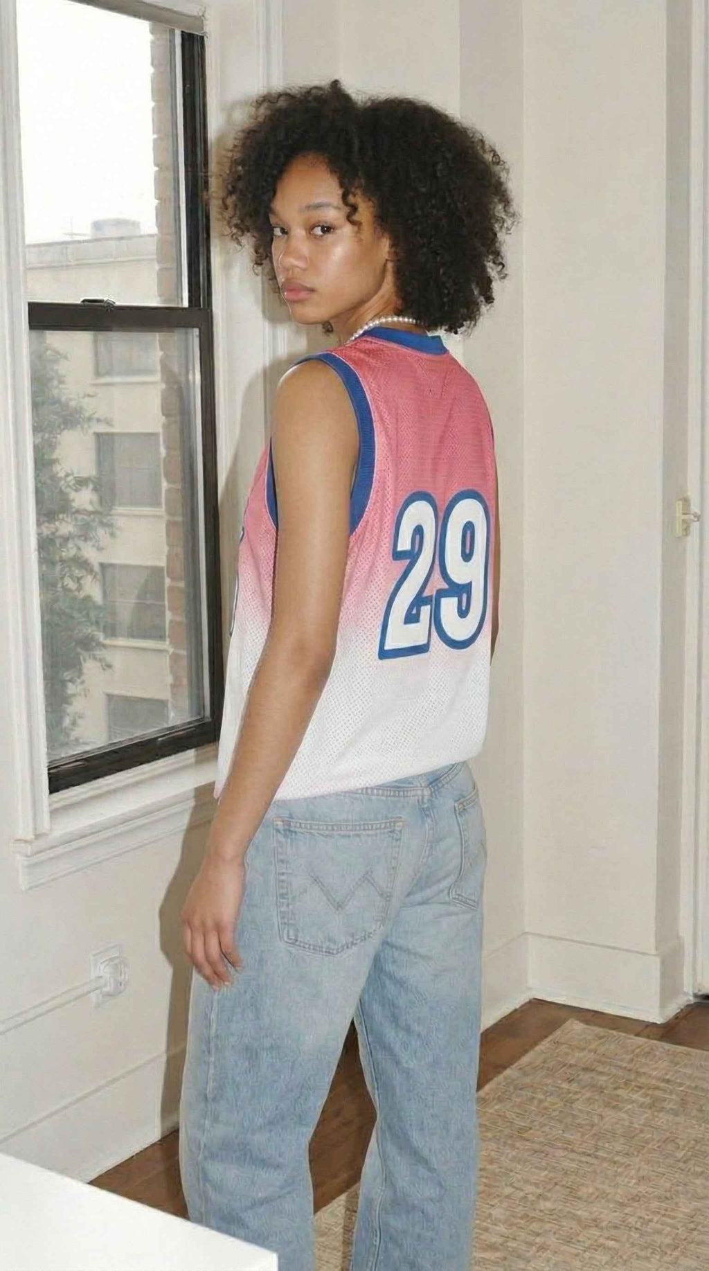 Miami Basketball Jersey — Pink Gradient Vice Colorway Streetwear